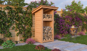 2x3 firewood shed preview