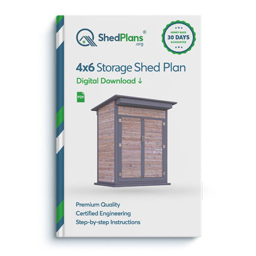 4x6 storage shed product box