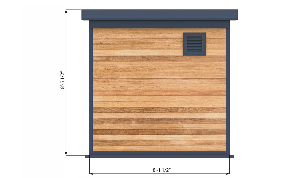 6x8 storage shed back side preview
