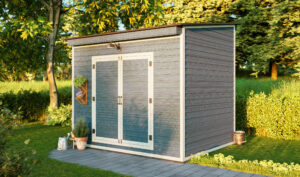 8x10 diy double door lean to storage shed