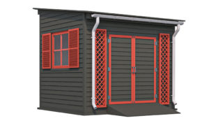 8x10 lean to garden shed