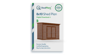 8x10 lean to storage shed product