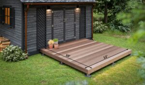 Deck plans for 10x10 shed
