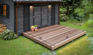 Deck plans for 12x10 shed