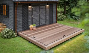 Deck plans for 14x10 shed