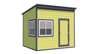 8x10 office shed