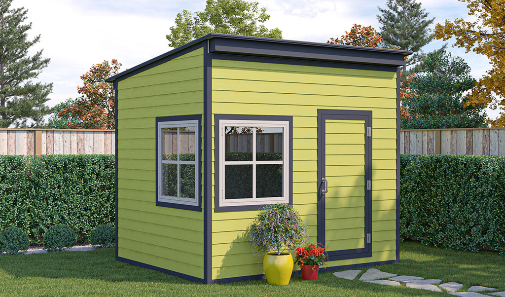 8x12 lean to office shed preview 1024x602