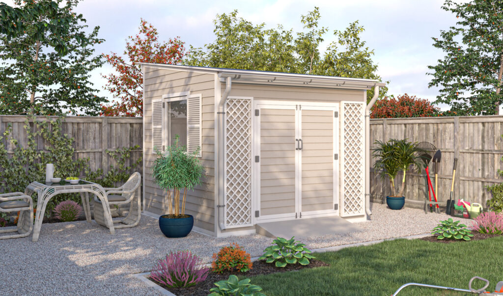 10x10 lean to garden shed preview