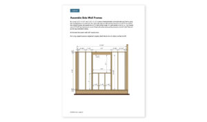 10x10 lean to garden shed side wall framing