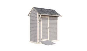 4x8 gable storage shed