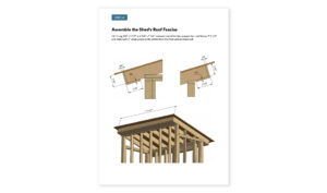 4x8 storage shed roof fascias