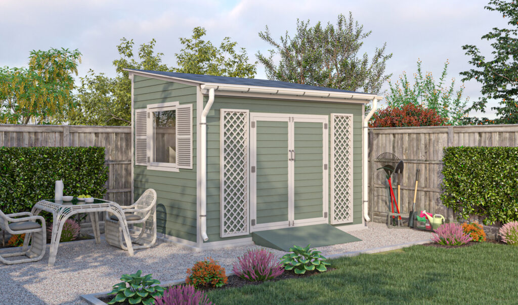 8x12 lean to garden shed preview