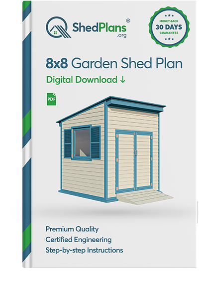 8x8 garden shed plan
