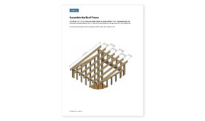 8x8 storage shed roof framing