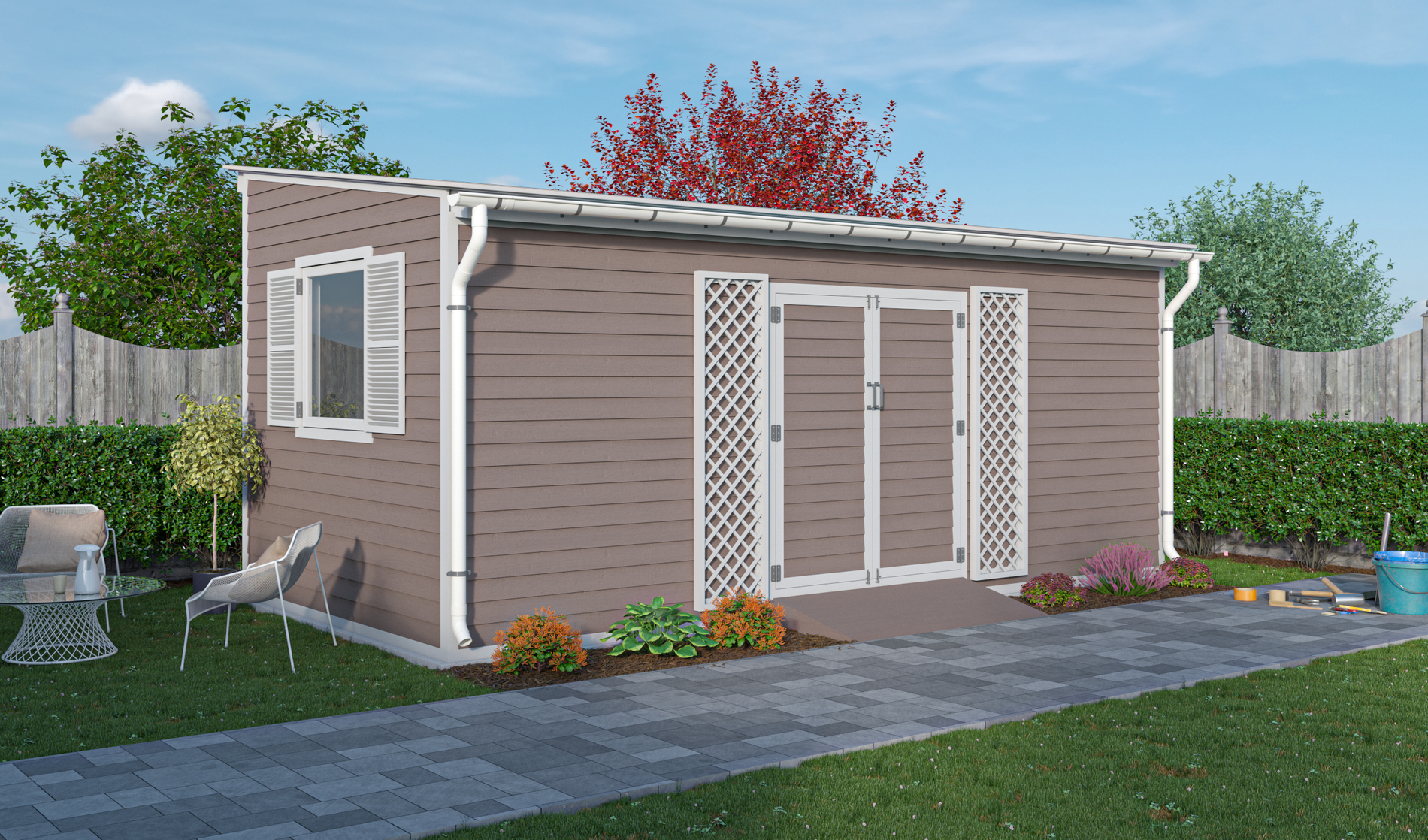 10x20 lean to garden shed preview