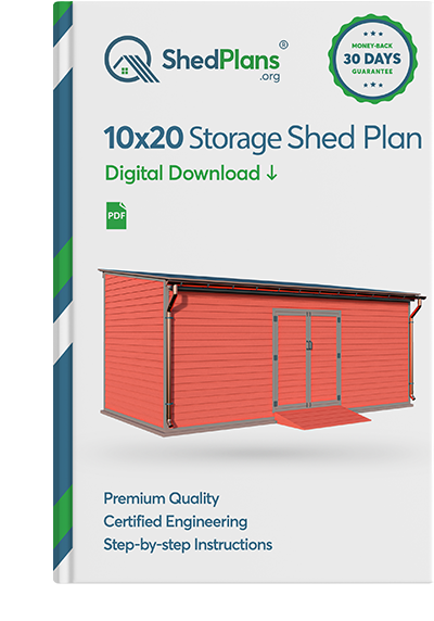 10x20 lean to storage shed plans