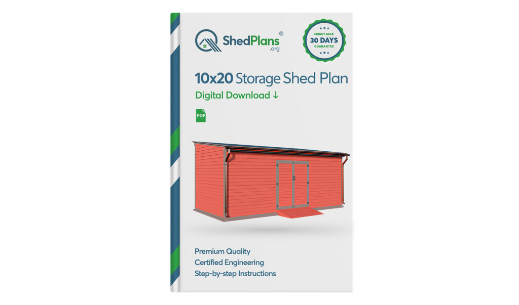 10x20 lean to storage shed plans product