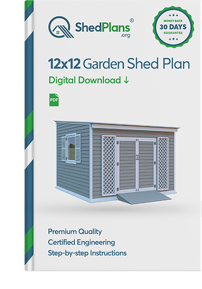 12x12 lean to garden shed shed plan