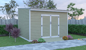 12x12 lean to storage shed preview