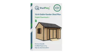 12x14 Gable Garden Shed Product