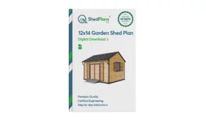12x14 Garden Shed Plan product box