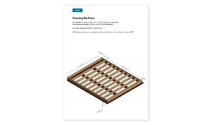 12x14 gable garden shed floor framing