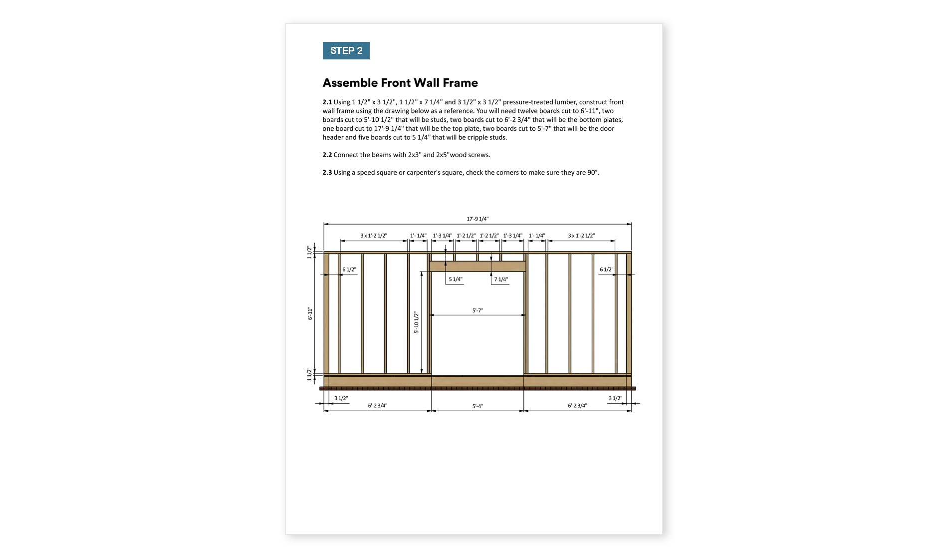 12x18 gable storage shed wall framing