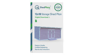 12x18 lean to storage shed plans product