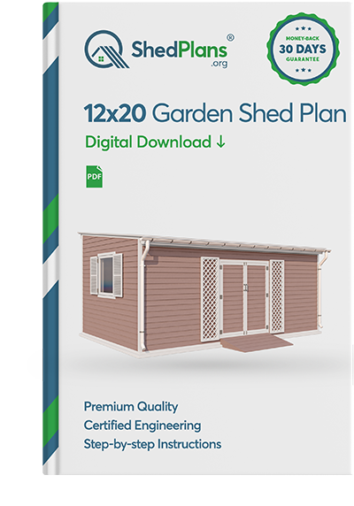 12x20 lean to garden shed plans