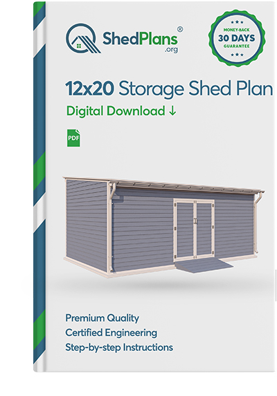 12x20 lean to storage shed plans