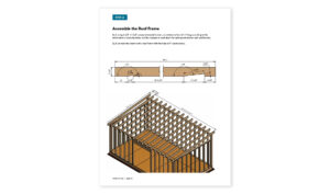 12x20 lean to storage shed roof framing