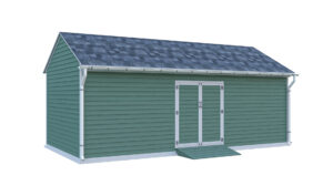 12x24 gable storage shed