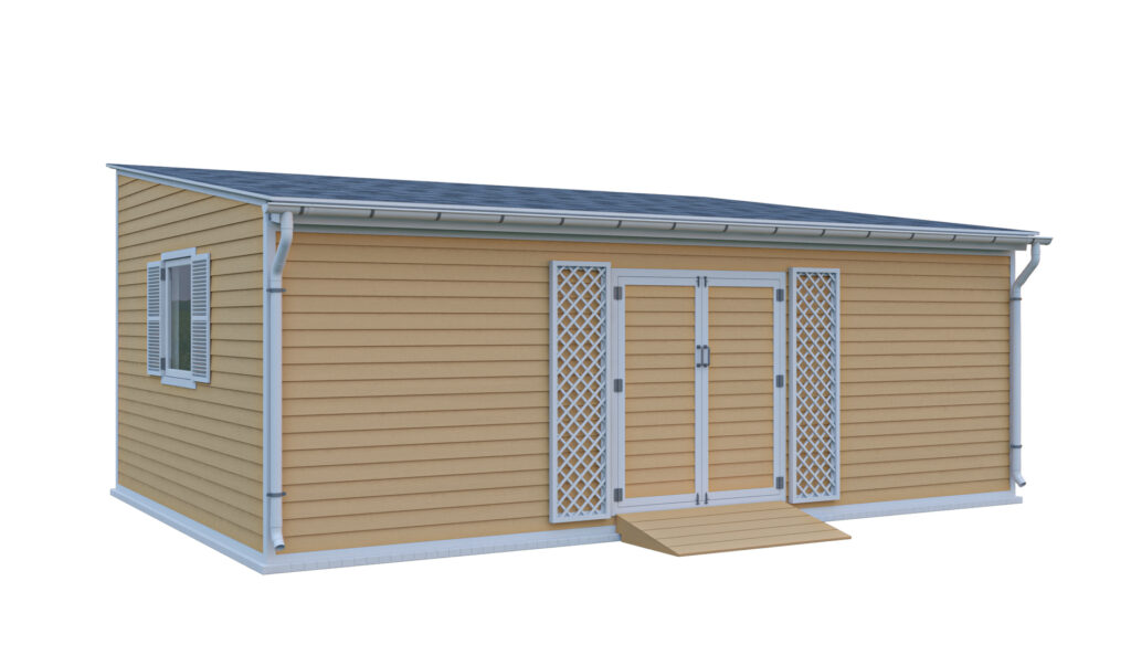 16x24 lean to garden shed
