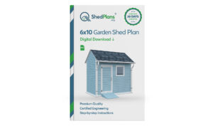 6x10 gable garden shed plans product