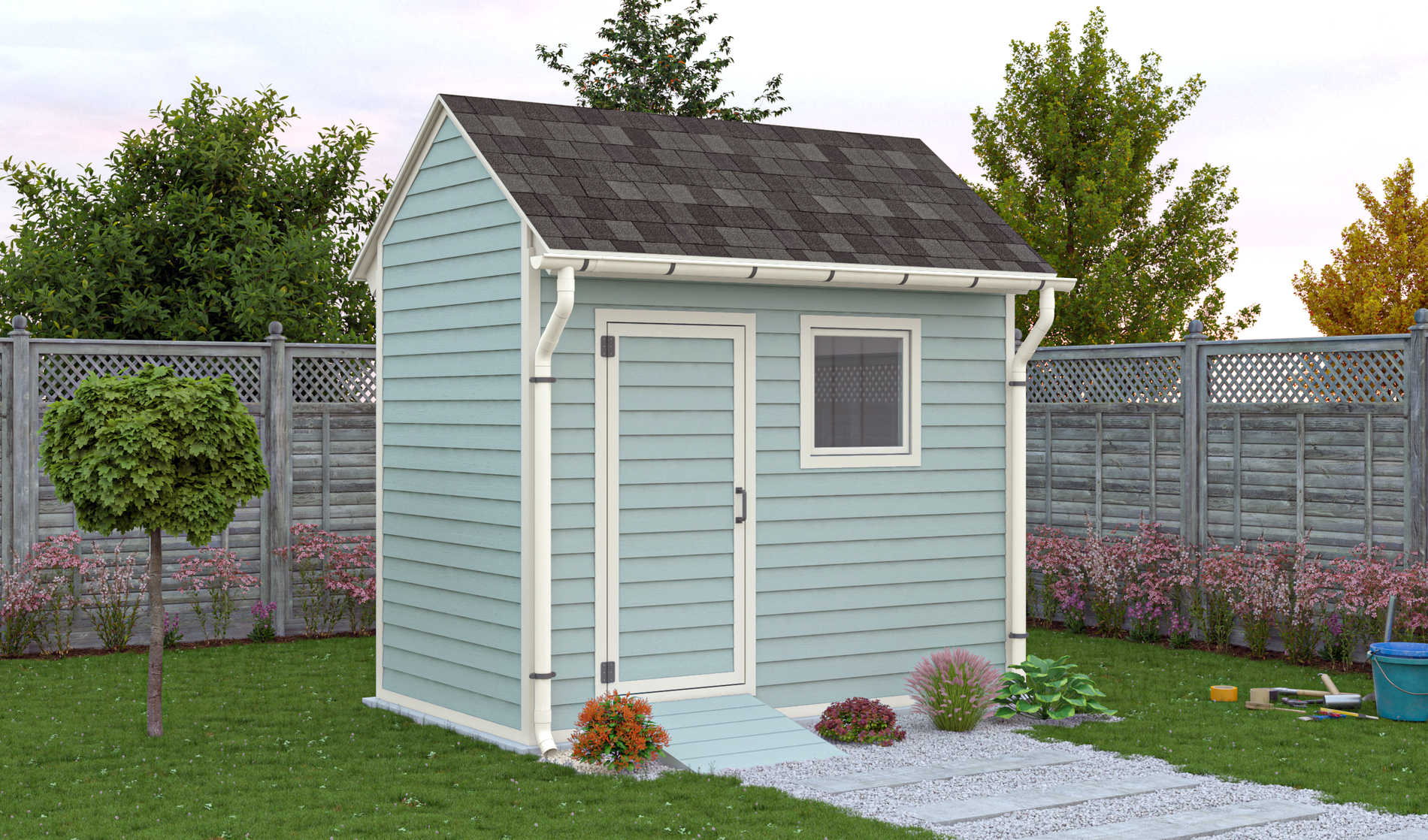 6x10 gable garden shed preview