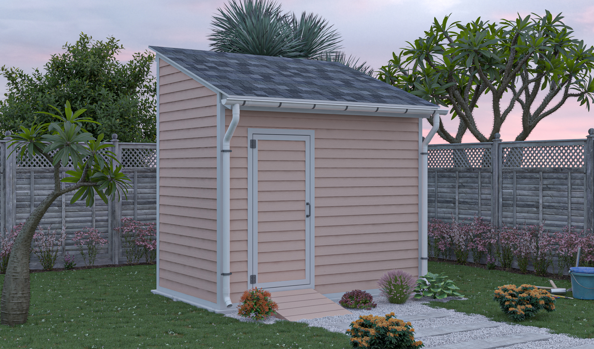 6x10 lean to storage shed preview