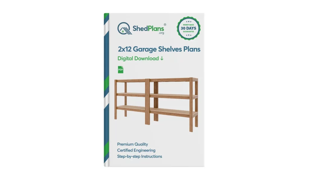 2x12 Garage Shelves Plans-product