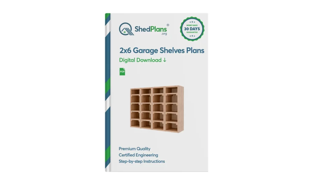 2x6 Garage Shelves Plans Product