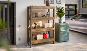 3-Tier Garage Shelving Unit Idea