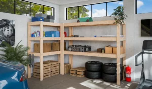 6x10 L-shaped-Garage-Storage-Shelves