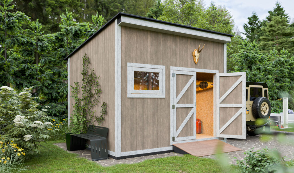 10x12 lean to storage shed