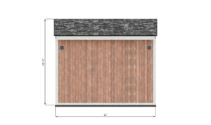 10x12 lean to storage shed