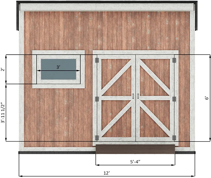10x12-lean-to-storage-shed-specification