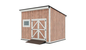 10x12 lean to storage shed