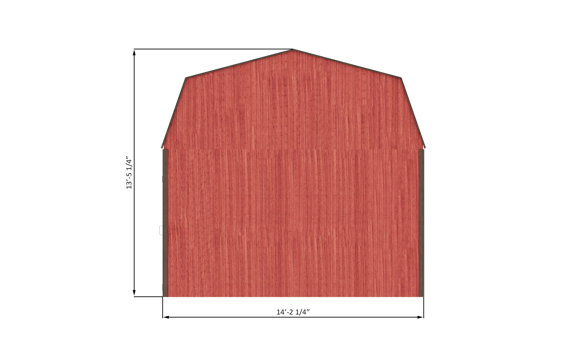 14x24-gambrel-garage-shed-back-side-dimensions