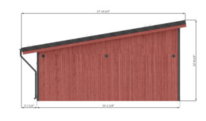 24x24-garage-shed-left-side-dimensions
