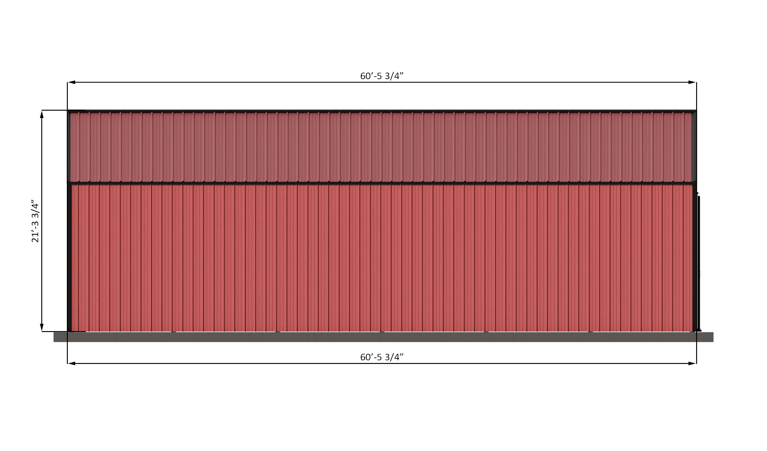 40x60-pole-barn-right-side-dimensions