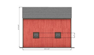 20x20-pole-barn-left-side-dimensions