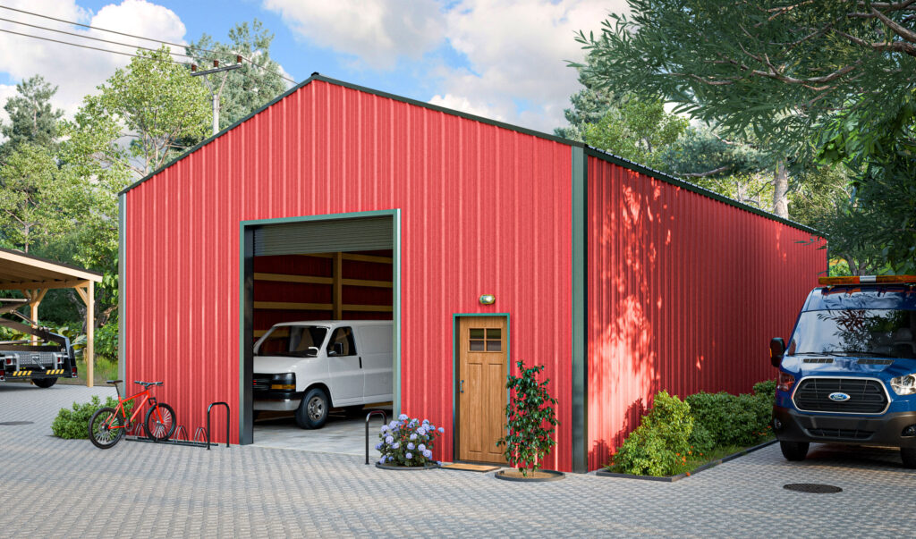 30x50-pole-barn-front-side-view
