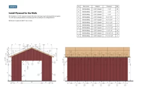 20x30-diy-pole-barn-playwood-wall-installation